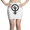 circle hand Mini Skirts