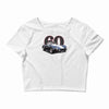1960 ac cobra, `classic car ideal birthday gift present. Crop Top