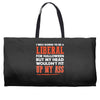 liberal for halloween (mp) Weekender Totes