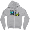 mutant invader Zipper Hoodie