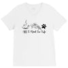 all i need in life V-Neck Tee