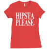 hipsta please Ladies Fitted T-Shirt