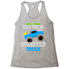 monster truck shirt for boys toddlers Racerback Tank
