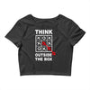 think outside the box Crop Top
