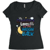 grandma moon&amp;back Women's Triblend Scoop T-shirt