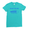 dad to be funny Ladies Fitted T-Shirt