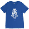 Eat Sleep Tennis Repeat V-Neck Tee