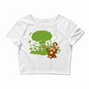 apathetic in the face of certain annihilation Crop Top