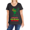 hot grill on grill action Ladies Curvy T-Shirt