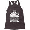 Queens Are Born In October Racerback Tank