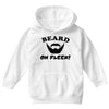 mens beard Youth Hoodie