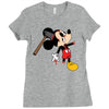 zombie mickey Ladies Fitted T-Shirt
