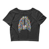 skeleton christmas tree Crop Top