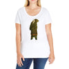 Bear in The Forest Ladies Curvy T-Shirt