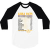 Libra Facts Zodiac 3/4 Sleeve Shirt
