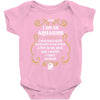 i am an aquarius Baby Onesie