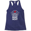 i just want to drink beer and smoke meat Racerback Tank