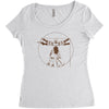 vitruvian robot Women's Triblend Scoop T-shirt