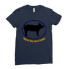 hog show family Ladies Fitted T-Shirt