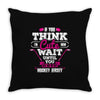 If You Think I am Cute Wait Until.... Throw Pillow
