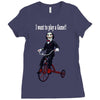 saw trike play a game horror bike Ladies Fitted T-Shirt