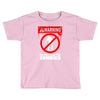 zombie  do not feed the zombies fun Toddler T-shirt