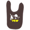 pew yoda wars funny Baby Bibs