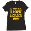 poof movie batman Ladies Fitted T-Shirt