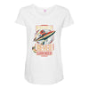 never surrender Maternity Scoop Neck T-shirt