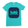 swag blu Ladies Fitted T-Shirt