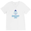 keep calm and grandaddy on! V-Neck Tee