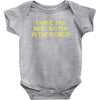 best sister crazy scary Baby Bodysuit