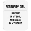 February Girl Mousepad