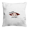 April Peeking Out Baby Boy in Spanish Throw Pillow