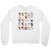 dabbing animals Crewneck Sweatshirt