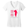 eat sleep battlefield Women's V-Neck T-Shirt