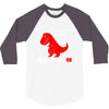 funny dino 3/4 Sleeve Shirt