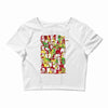 sangria summer Crop Top