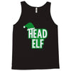 christmas head elf Tank Top