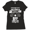 Awesome Bff Looks Like Ladies Fitted T-Shirt