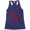 let love rule Racerback Tank