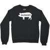 pig sausages funny Crewneck Sweatshirt