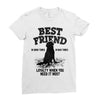 Best Friend Golden Ladies Fitted T-Shirt