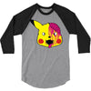 pikachu zombie 3/4 Sleeve Shirt