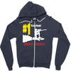double trouble rocket ride Zipper Hoodie