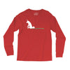 unicorn scooting on the floor Long Sleeve Shirts