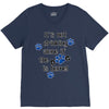 IT'S NOT DRINKING ALONE IF THE DOG IS HOME! V-Neck Tee