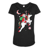 santa Maternity Scoop Neck T-shirt
