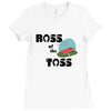 corn hole boss Ladies Fitted T-Shirt