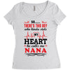 There's This Boy Who Stole My Heart He Calls Me Nana Women's Triblend Scoop T-shirt